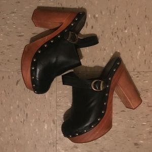 Jeffrey Campbell Woodies Charli Studded Leather 9